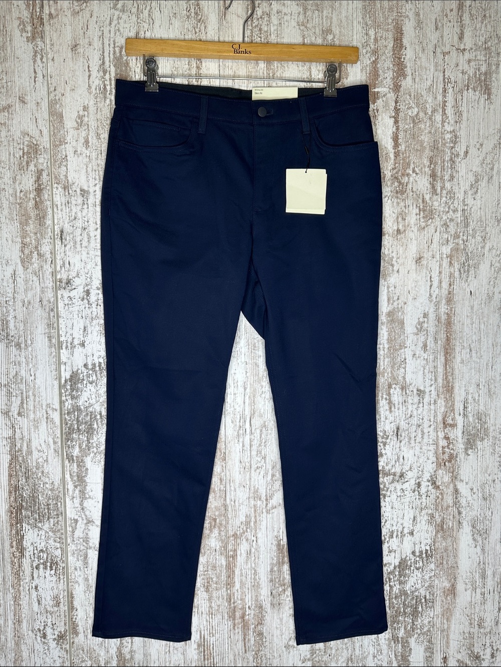 Calvin Klein Slim Fit 5-pocket Stretch Pants Men’s Sz W34xL30